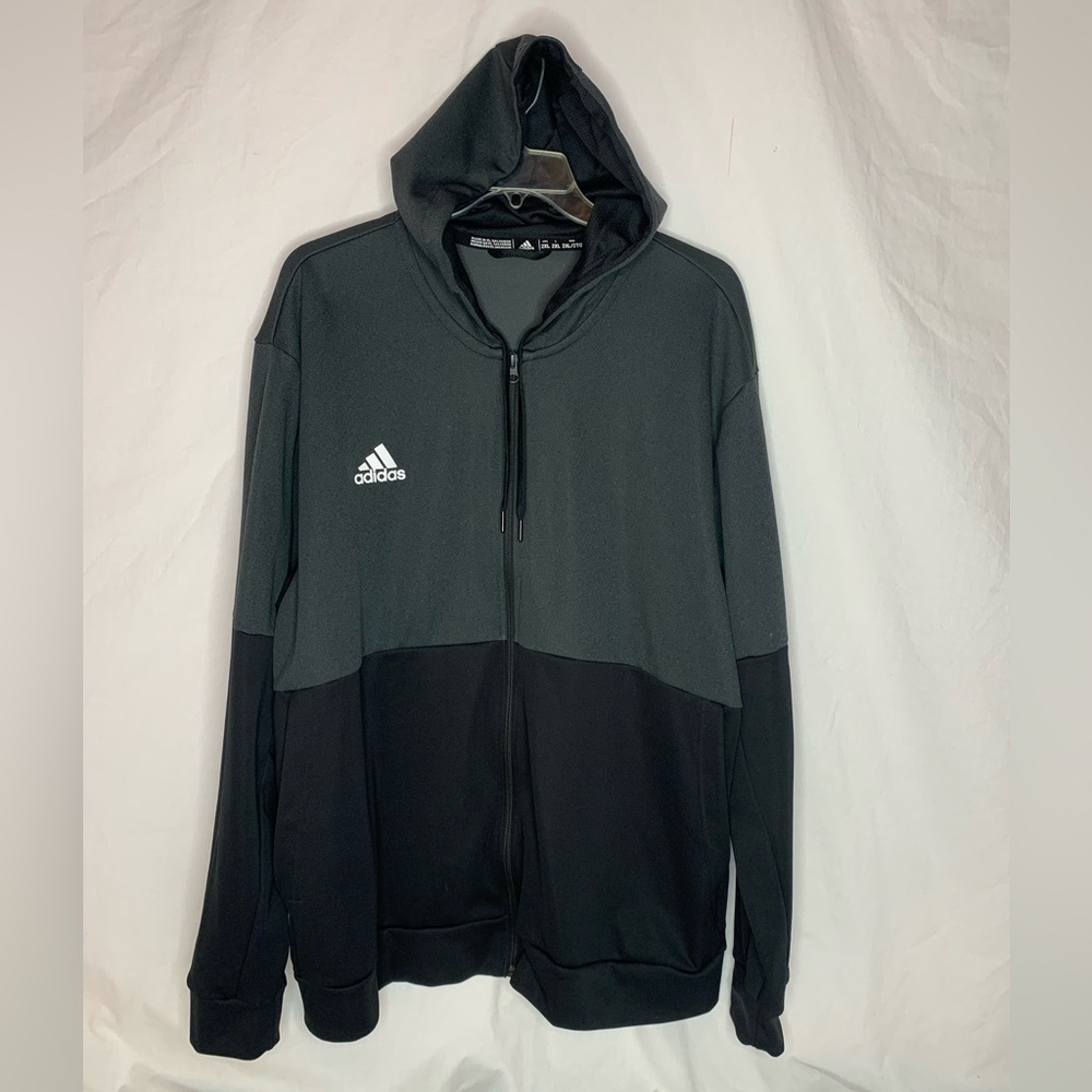 Adidas hoodie 2XL full zip aeroready color block